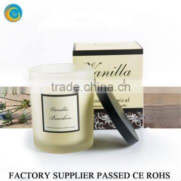 Flamless Wax Filled Luxury Wax Jars Glass