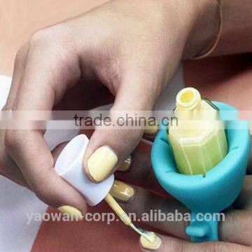 Popular Soft Silicone Nail Art Tools Finger Cots Holder photo-3