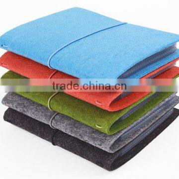 hot products 2017 wholesale pure Felt Business Card Holder Folder Organizer made in China