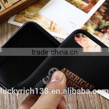 2017 New Customized Brushed TPU Black Phone Case for IPhone 6G/7G photo-2