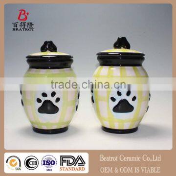 NEW Next Wags & Whiskers Dog Treat Jar Ceramic