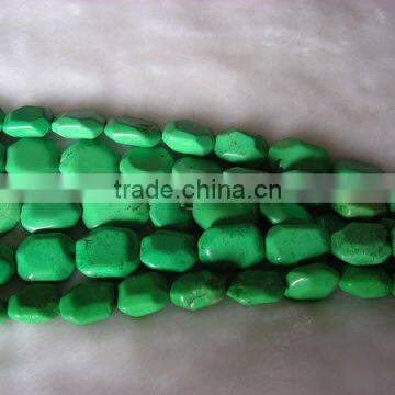 wholesale jewelry fashion coin shape turquoise loose beads strand