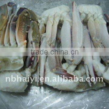 frozen cut swimming crab