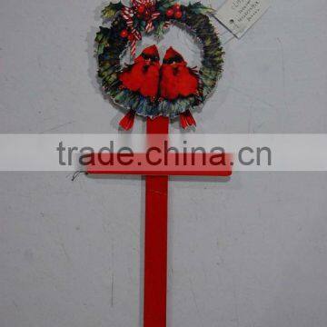 Christmas wooden pick decoration JA20-CL1593