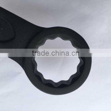 17MM Striking Box Wrench DIN7444 Hammer Striking Ring Slogging Spanner HandWare Power Tools Carbon Steel 45# 40Cr photo-3