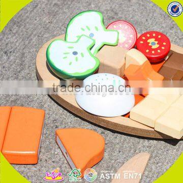 Wholesale Children Wooden Toy Food DIY Baby Wooden Toy Food Role Play Kids Wooden Toy Food W10B107 photo-6