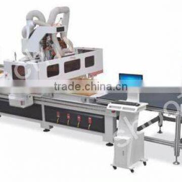 CNC Automatic Loading And Unloading Router SHD-1325 with Travelling size 2500*1260*200mm and Working size 2440*1240*50mm