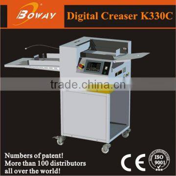 K330C two sides Digital book paper cover creasing machine