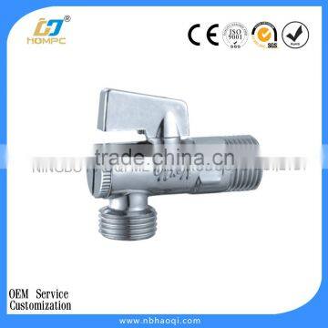 Brass quarter turn angle valve with filter