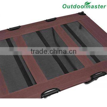 Large Size Durable Breathable Oxford Brown Wrought Iron Pet Bed photo-4