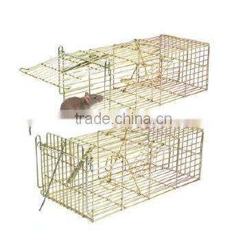 Humane Live Multi Catch Wire Mesh Metal Mouse Rat Animal Trap Cage SX-5012