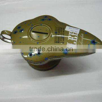 New Design Cool Irregular Shape Tinplate Coin Bank photo-2
