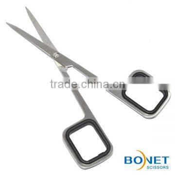 SEM0014 4-3/4'' Stain Polished Blades Square Handle Nose Hair Scissors