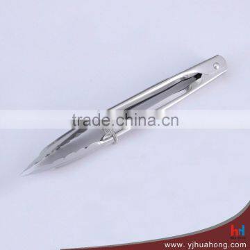 Mirror Full Stainless Steel BBQ Serving Food Tongs (HFT-SS01E) photo-2