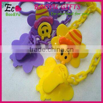 Bee Shaped ABS Material Baby Pacifier Chain Holder Pacifier Clip
