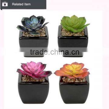 Wholesale Potted Succulent Wedding Decor Mini Succulent Artificial Lavender photo-2