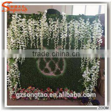 Best Selling Quality Customized Rose and Peony Artificial Flower Wall for Decoration photo-4
