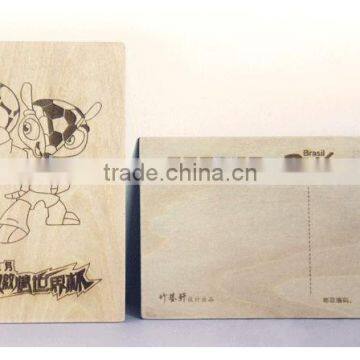 Laser Engraved Wooden Postcards photo-2