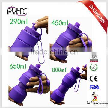 2016 Hot Selling Portable 800ml Collapsible Drink Silicone Kettle photo-6