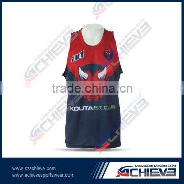 custom sublimated gym singlets bodybuilding singlets women