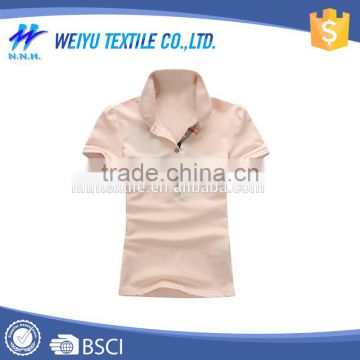 pink color blank softextile polo t shirt