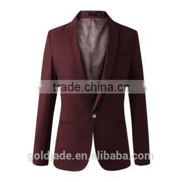 2016 Fasion Style 100% Cotton Fabric Causal Occsaion Men's Blazer photo-2