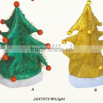 Tree flashing hat / Christmas Xmas hat with light / Christmas Xmas hat