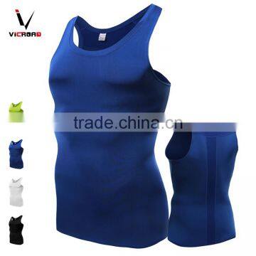 Nice wholesale sleeveless custom athletic tank tops man fitness