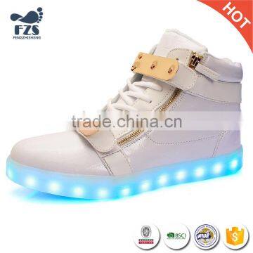 HFR-TS-14-2 factory price high top led ladies shoes