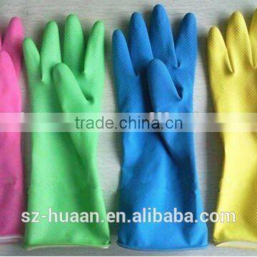 Popular Household Latex/rubber Gloves Long Sleeve Chemical Protection Gloves photo-3