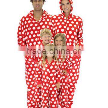 2016 High Qualty Wholesale Family Onesie Cheap Fleece Pajamas