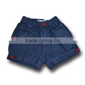 navy denim bloomers shorts for girls age 4-12 years