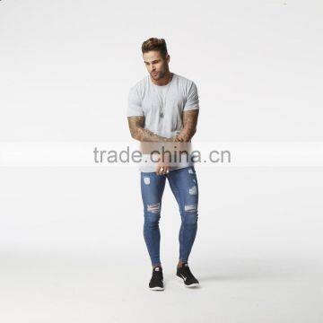 New Brand jeans men design , summer men Ripped jeans, Fashion mens damage jeans