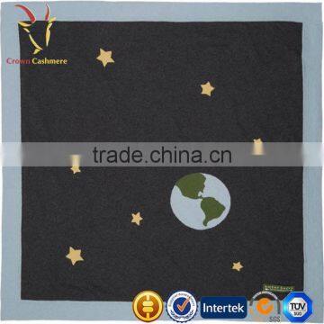 High Quality 100% Wool Cashmere Infant Blanket Baby Blanket