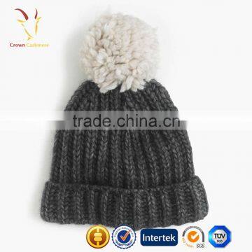 Wool Felt Pom Pom Hat Manufacturer photo-2