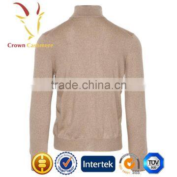 Men Zipper Cashmere Cardigan Sweater photo-5