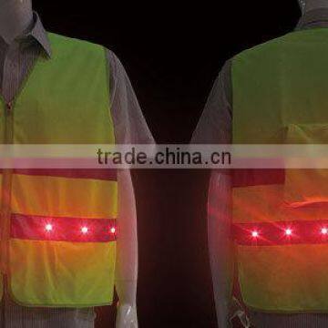 Cheap Good Quanlity Led Potable Reflective Safety Custom hi Vis Vest photo-6