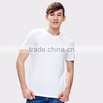 Factory direct OEM supply pure white color high quality cotton T-shirt