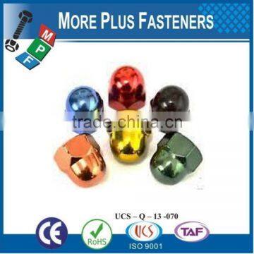 Made in Taiwan Aluminum Colored Stainless Steel Colored Dome Nut photo-5