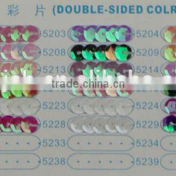 2014 fashion multi color sequin trimming decorative lace trim