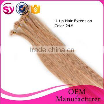 Xuchang Hair Factory Wholesale Price Remy U Tip Keratin Human Hair Extension, 100 Human Hair Extension Wholesale In The Stock photo-4