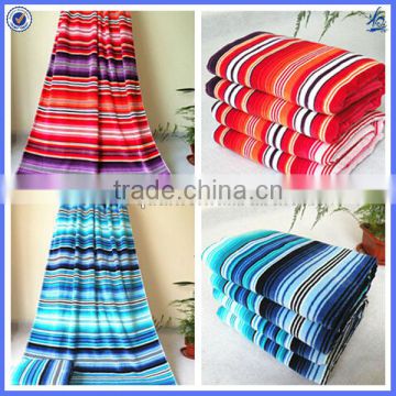 bulk sale colorful stripe custom print beach towel