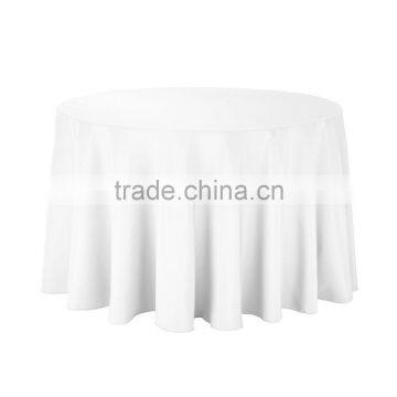 100% cotton table cloth in white