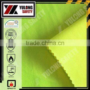 EN11612 EN20471 Fluorescent Yellow Flame Retardant Fabric For Warning Clothing photo-4