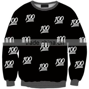 Sublimated pullover sweatshirt custom without hood