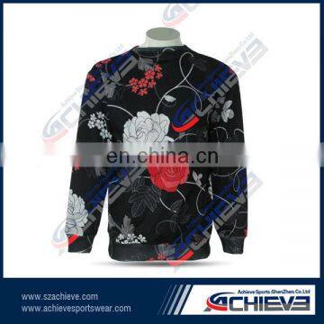 Festival theme black sweater custom christmas jumpers