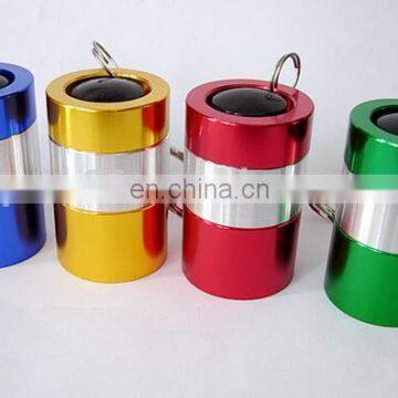 led projection logo keychain 6led torch flashlight