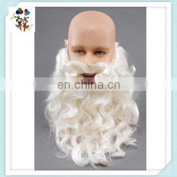 Father Christmas Party Silver White Synthetic Fake Santa Beard HPC-1045