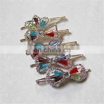 Wholesale Colorful Rhinestone Hair Clips Cute Bobby Pins