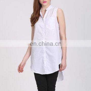 Fashion Chiffon Ladies Tops Jean Tee Dress Shirts for Women photo-2